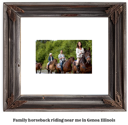 family horseback riding near me in Genoa, Illinois